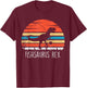 Fishing Gifts Shirt For Boys Fishsaurus T Rex Dinosaur T-Shirt - T-Shirt | Maroon