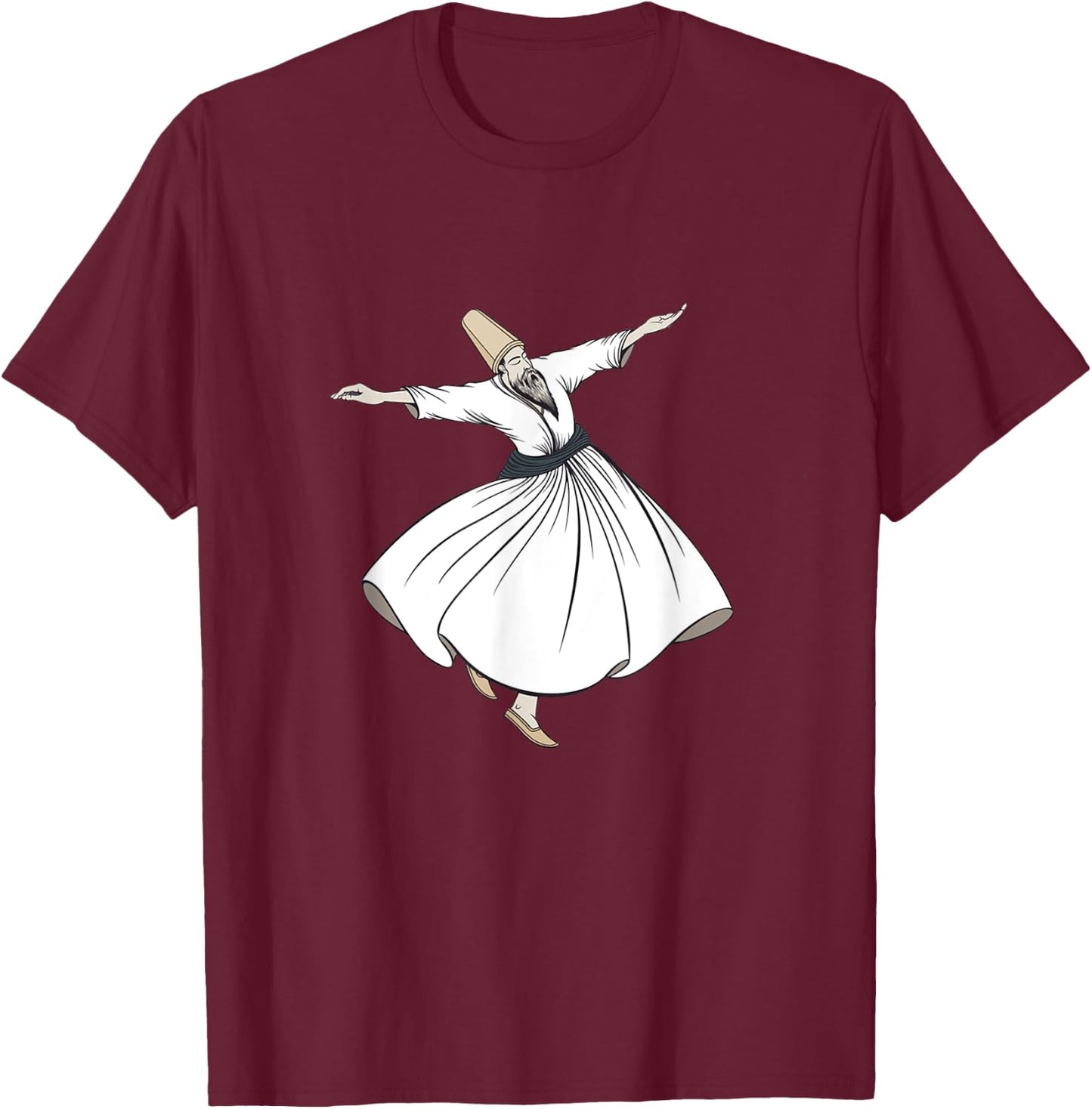 Whirling Dervish Shirt T-Shirt - T-Shirt | Maroon