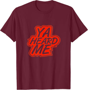 with German Text "Du hast mich T-Shirt - T-Shirt | Maroon