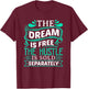 The Dream is Free Hustle Sold Separately Boss Rap Lover T-Shirt - T-Shirt | Maroon