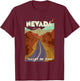 Nevada Valley of Fire T-Shirt - T-Shirt | Maroon