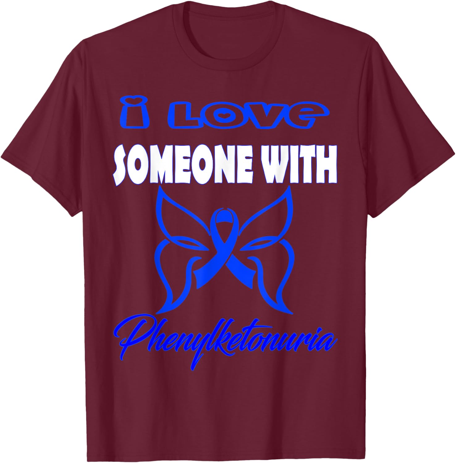 Pku awareness T-Shirt - T-Shirt | Maroon