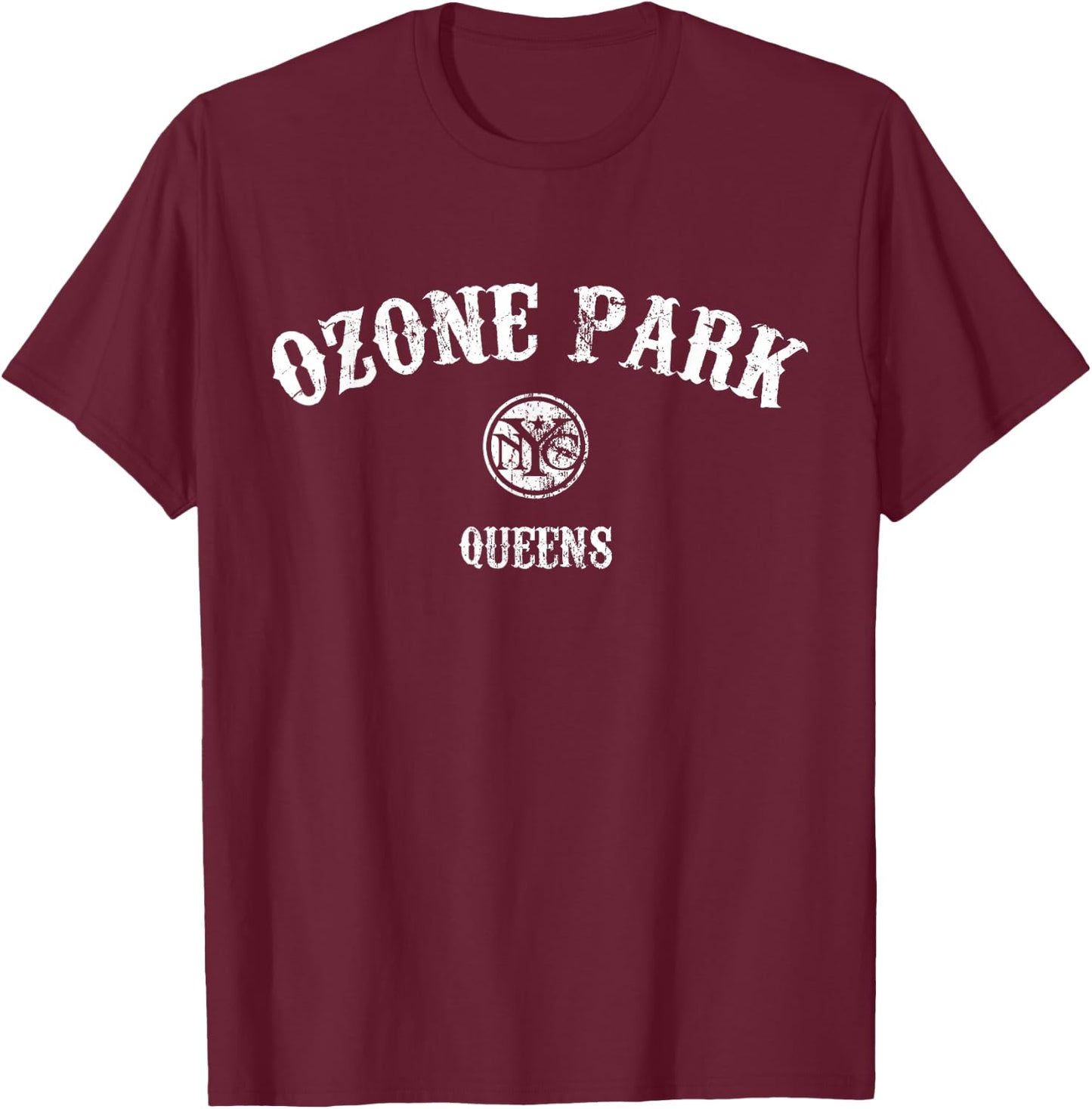 Ozone Park Queens New York T-Shirt - T-Shirt | Maroon