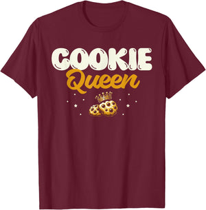 Funny Cookie Baking Design For Christmas Lovers T-Shirt - T-Shirt | Maroon