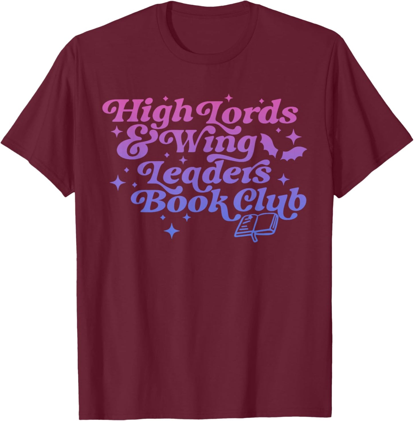 High Lords, Wing Leaders, Book Club T-Shirt - T-Shirt | Maroon