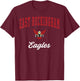 East Rockingham High School Eagles C3 T-Shirt - T-Shirt | Maroon