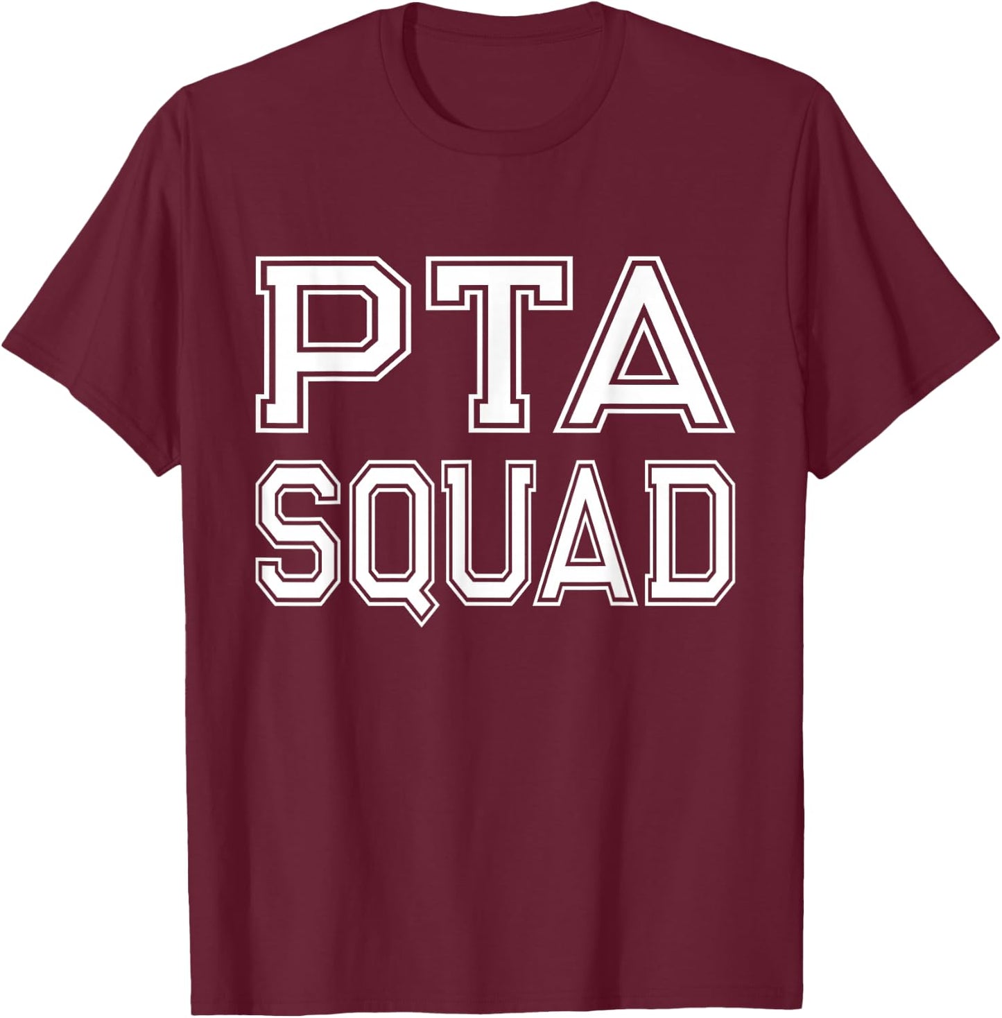 Fun PTA Squad Parent Teacher Organization Association Gift T-Shirt - T-Shirt | Maroon