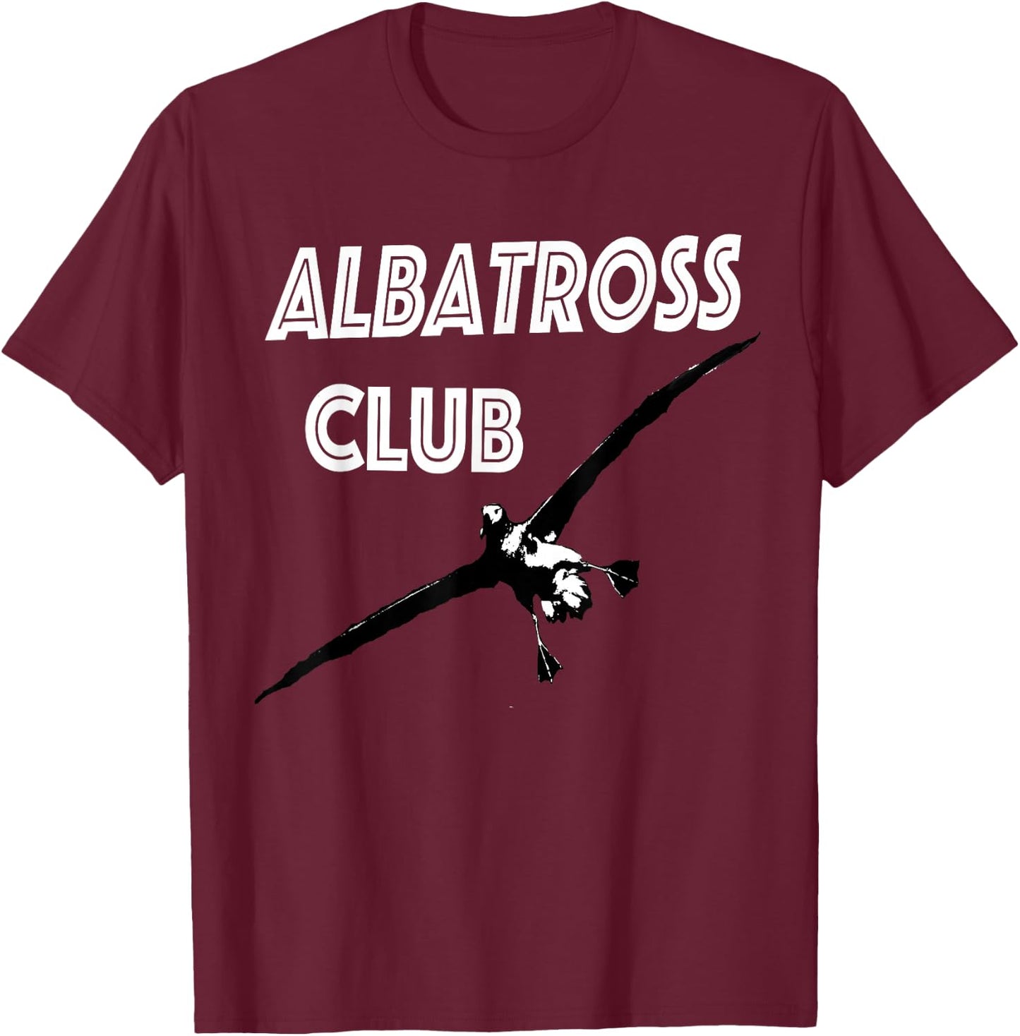 Albatross Golf Shirt Double Eagle , Men's Grey X-Small Classic Fit Polo Collar Short Sleeve T-Shirt - T-Shirt | Maroon