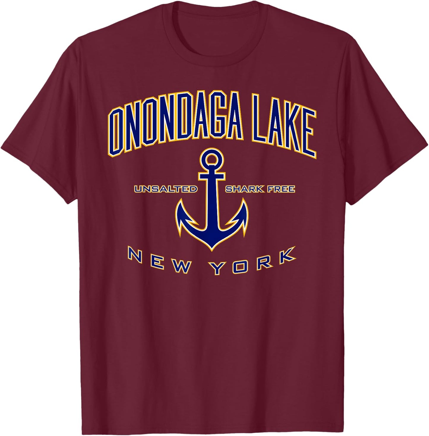 Onondaga Lake NY T-Shirt - T-Shirt | Maroon