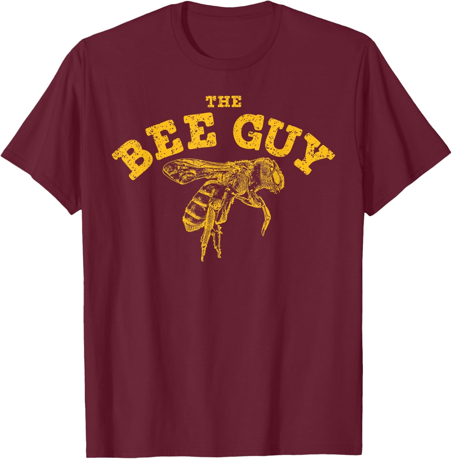 The Bee Guy Honeybee Bee Keeping Bee Keeper Costume T-Shirt - T-Shirt | Maroon