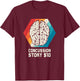 Concussion T Shirt Brain Head Injury Get Well Soon Gift T-Shirt - T-Shirt | Maroon
