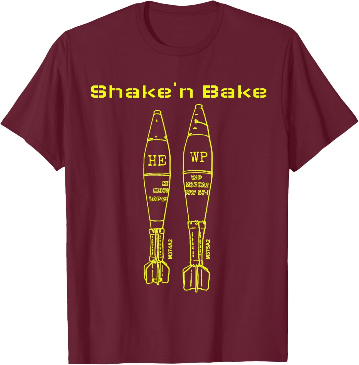Funny Mortarman Infantry Shirt 0311 0341 11B 11C T-Shirt - T-Shirt | Maroon