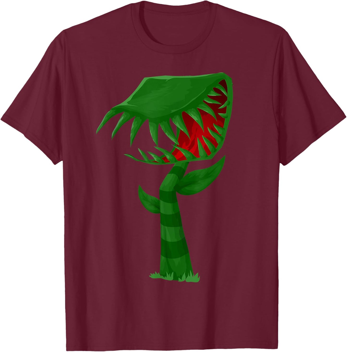 Venus Flytrap Fly Trap Costume Adult Kids T-Shirt - T-Shirt | Maroon