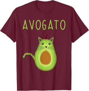 Avogato Cinco De Mayo Gift Cinco De Meow Cat Avocado T-Shirt - T-Shirt | Maroon