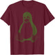 Tux Hacker Coder Sysadmin Printed Casual Design T-Shirt - T-Shirt | Maroon