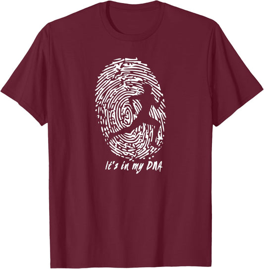 Running - It's in my DNA - Runners & Joggers T-Shirt - T-Shirt | Maroon