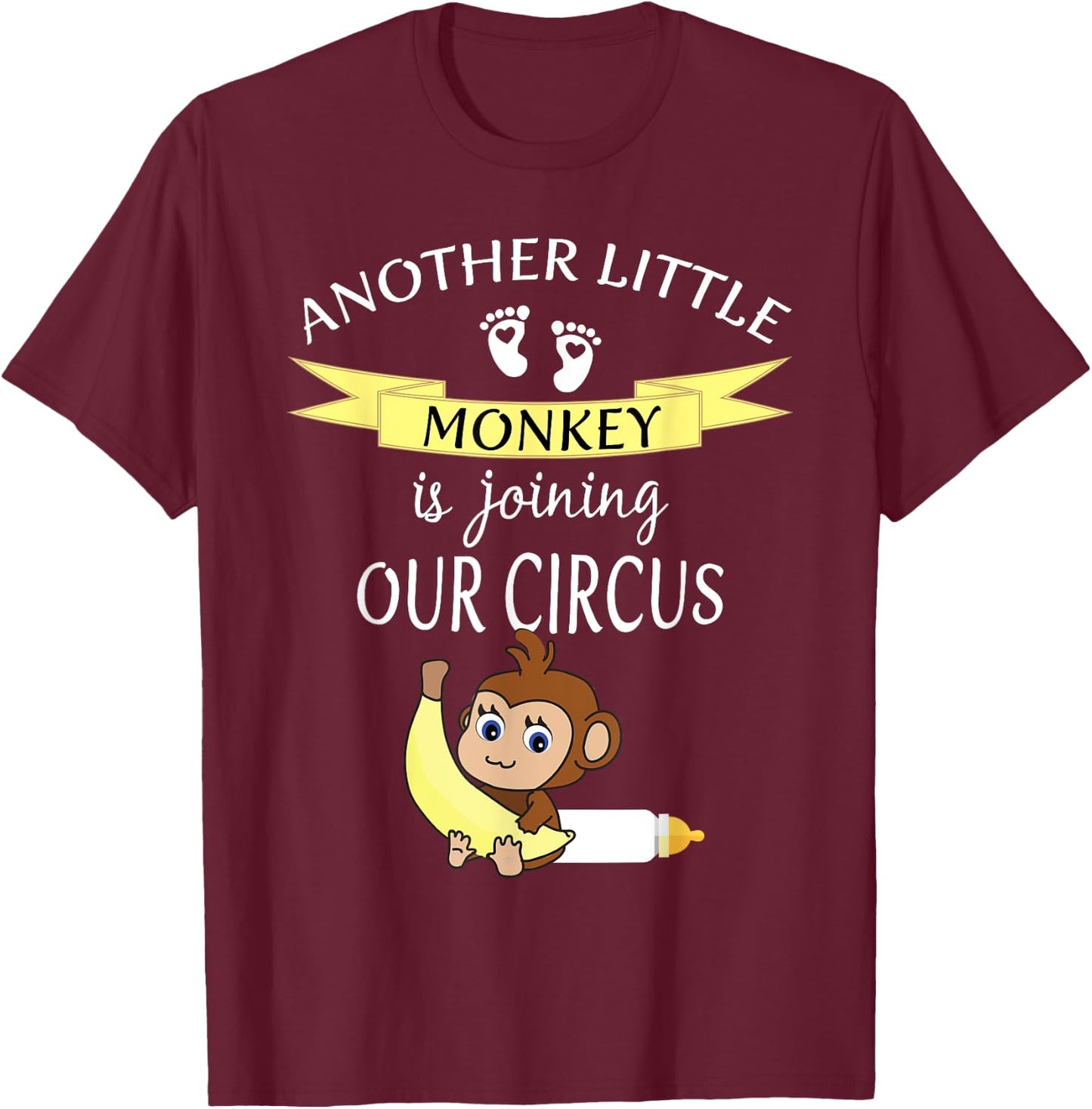 Another Baby Announcement Pregnancy 2 3 Second Child Reveal T-Shirt - T-Shirt | Maroon