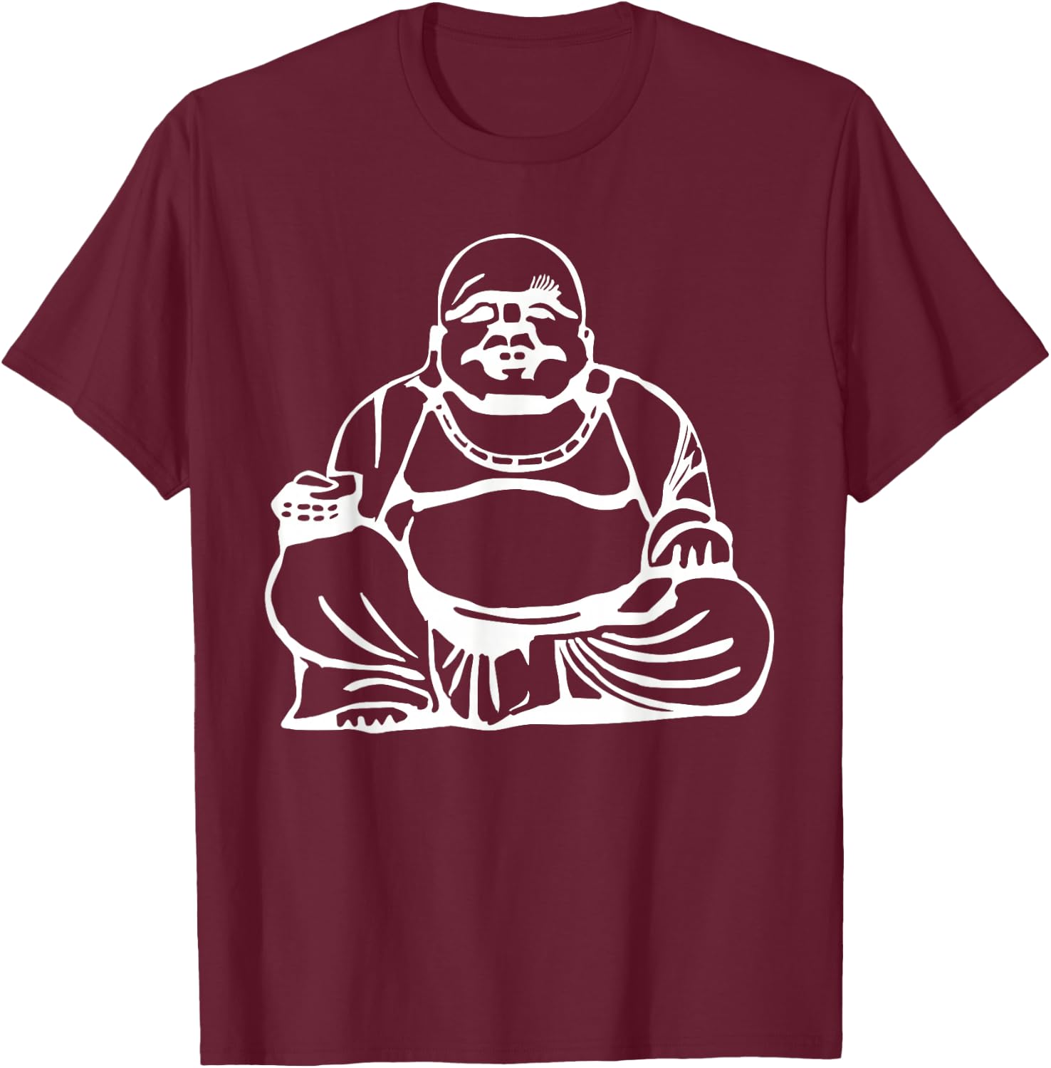 Buddha T-Shirt - T-Shirt | Maroon