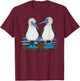 Seabirds Blue-footed Booby Bird T-Shirt - T-Shirt | Maroon