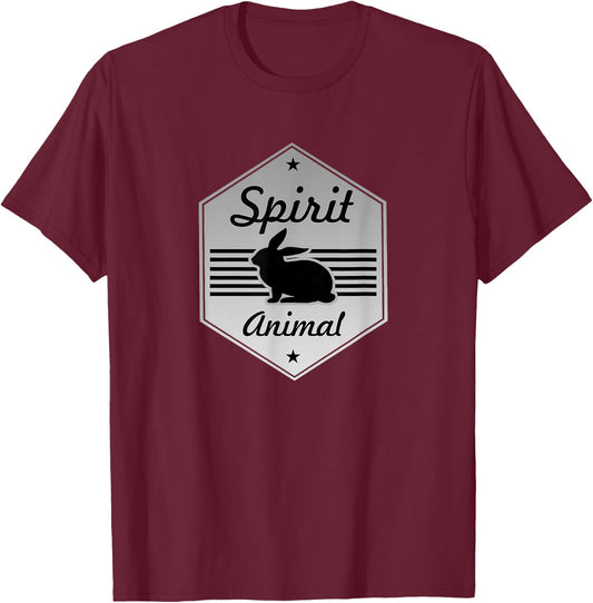 Rabbit My Spirit Animal Bunny Costume Design T-Shirt - T-Shirt | Maroon