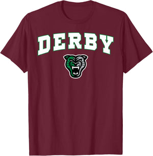 Derby High School Panthers T-Shirt - T-Shirt | Maroon