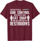 2nd Amendment Gun Rights Pro Gun Debate T-Shirt - T-Shirt | Maroon