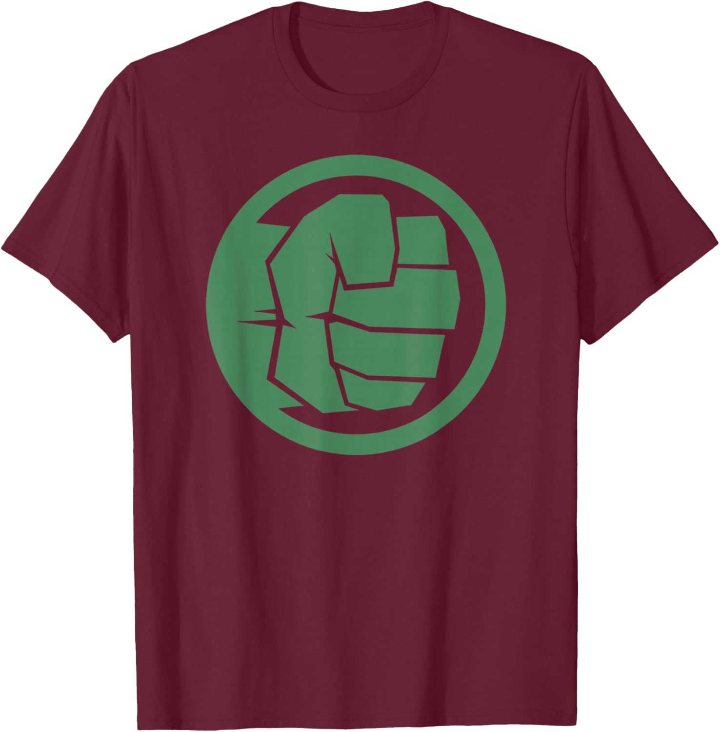 Marvel Hulk Fist Tonal Icon Graphic C1 Small T-Shirt - T-Shirt | Maroon