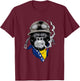 Bosnian and Herzegovinian Flag Biker Bosnia Herzegovina T-Shirt - T-Shirt | Maroon
