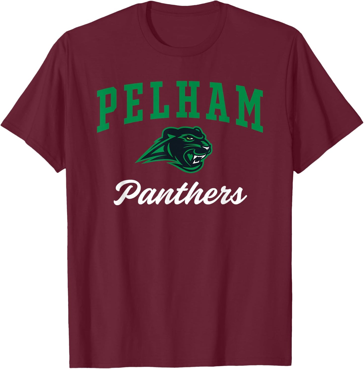 Pelham High School Panthers C3 T-Shirt - T-Shirt | Maroon