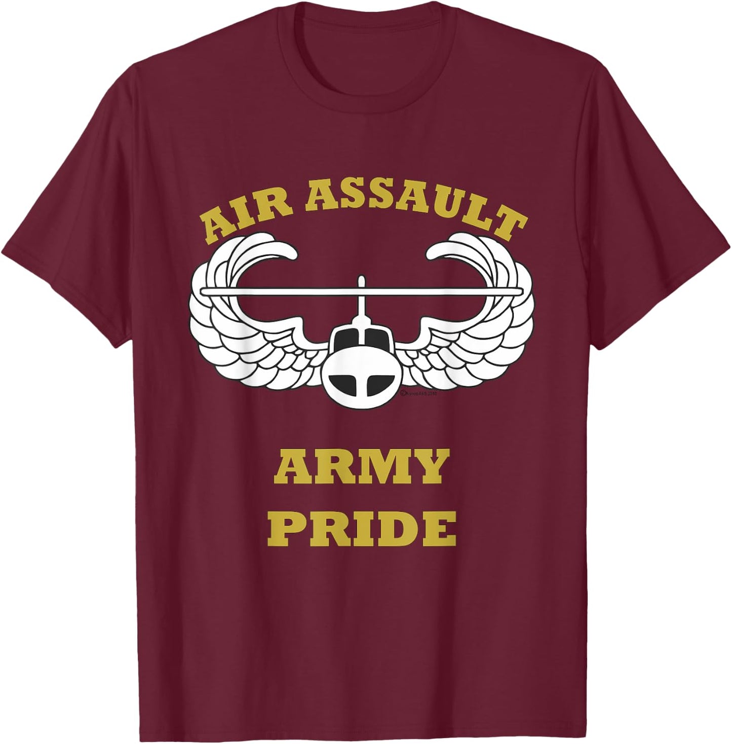 Air Assault Army Pride. Proud and a Great Accomplishment. T-Shirt - T-Shirt | Maroon