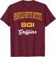Springville-Griffith Institute Griffins C3 T-Shirt - T-Shirt | Maroon