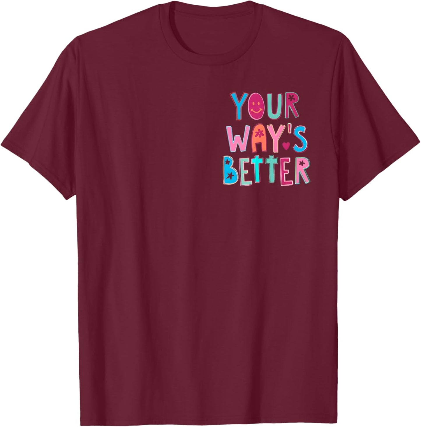 2 Sided T-Shirt - T-Shirt | Maroon