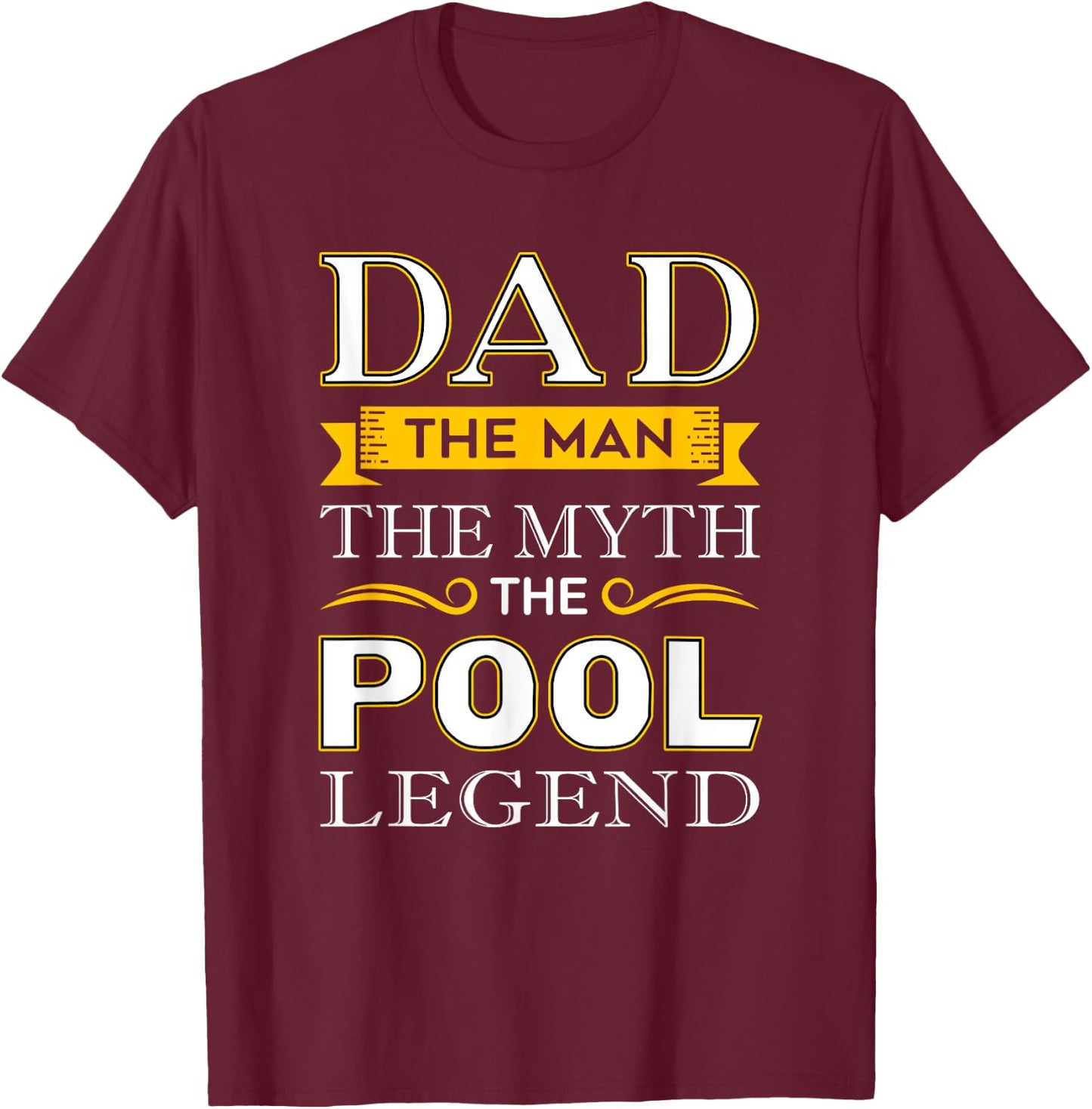 Pool Shark Dad Gifts for Billiards Dads T-Shirt - T-Shirt | Maroon