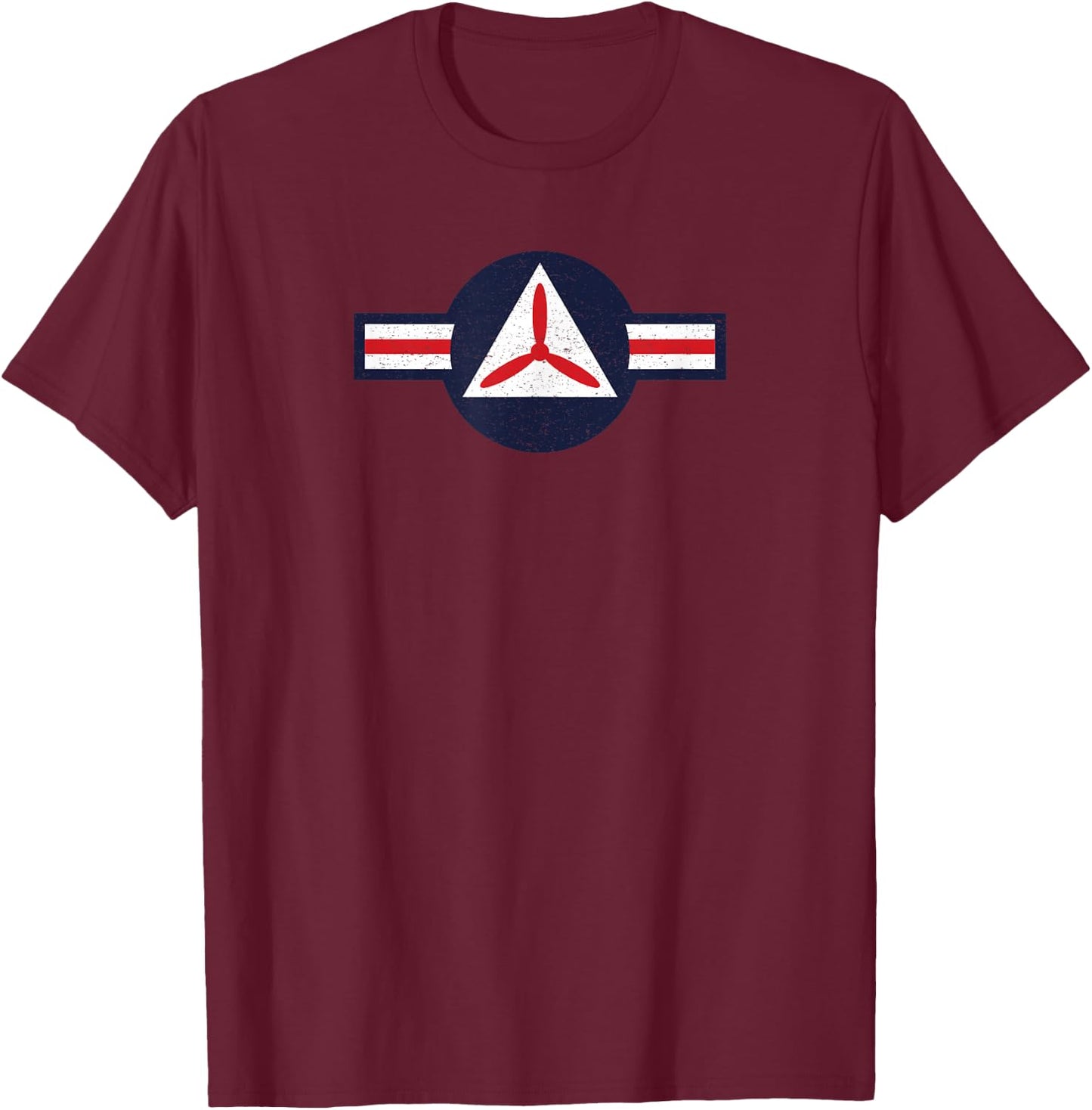 Civil Air Patrol Shirt Vintage Air Force Cap Roundel T-Shirt - T-Shirt | Maroon