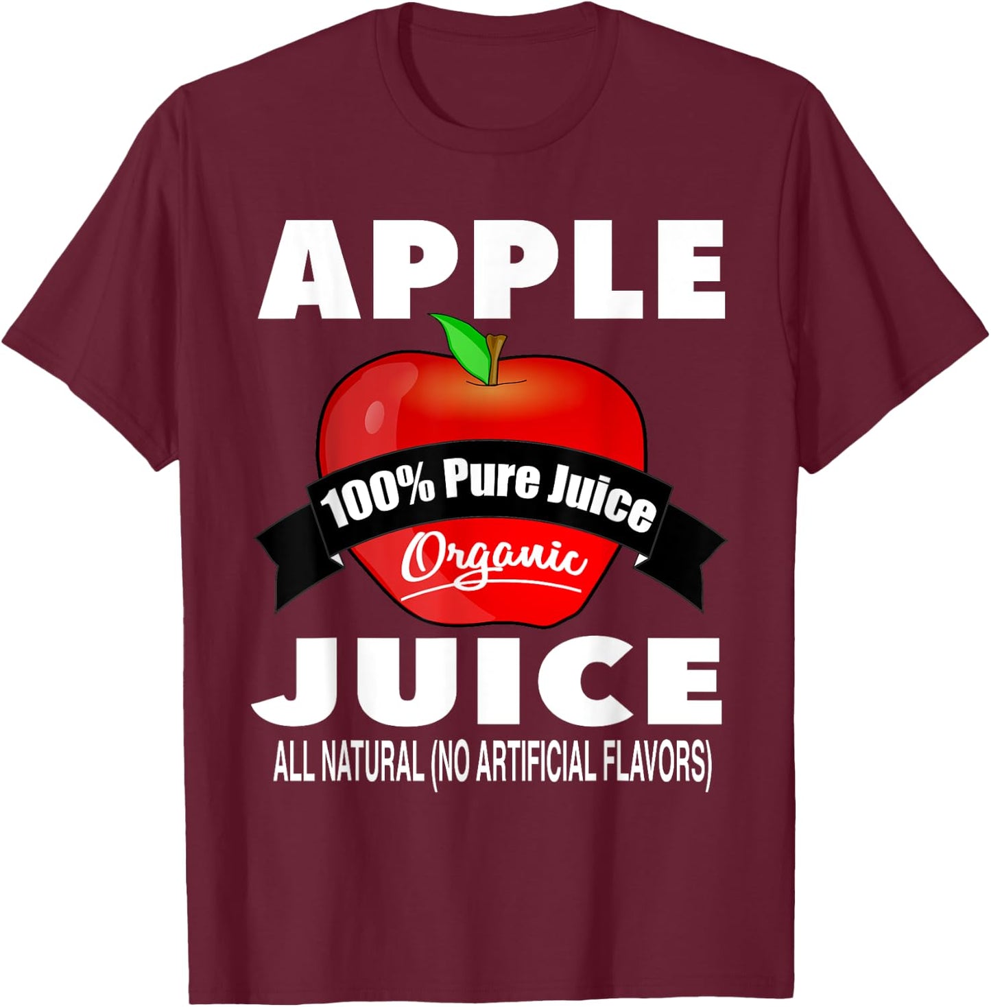 Apple Juice Box: Family Halloween Costumes for 5 people T-Shirt - T-Shirt | Maroon