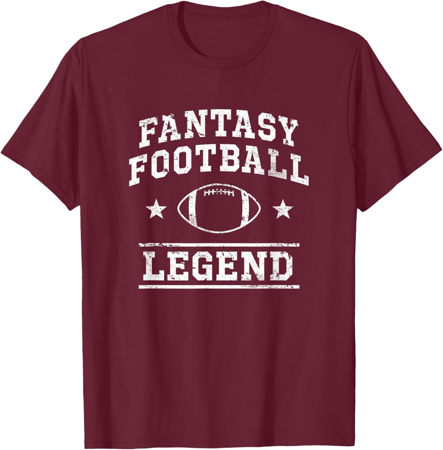 Fantasy Football Legend Vintage T-Shirt - T-Shirt | Maroon