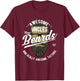 Awesome Uncles Have Tattoos and Beards | Gifts for Dad T-Shirt - T-Shirt | Maroon