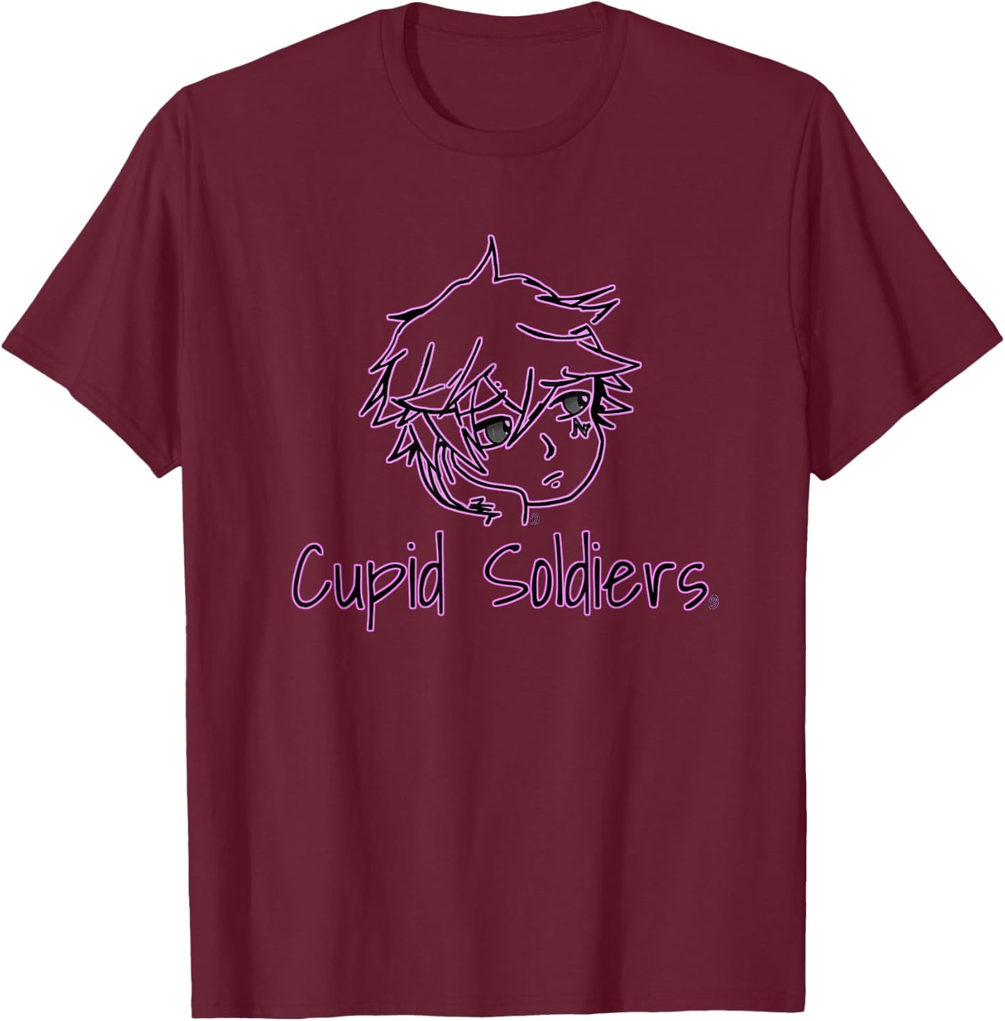 Cupid Soldiers Fall 24 T-Shirt - T-Shirt | Maroon