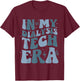 Funny Dialysis Technician Nepherology Nurse Gifts In My Dialysis Technician Era Groovy Retro -Adults Black Small Short Sleeve T-Shirt - T-Shirt | Maroon