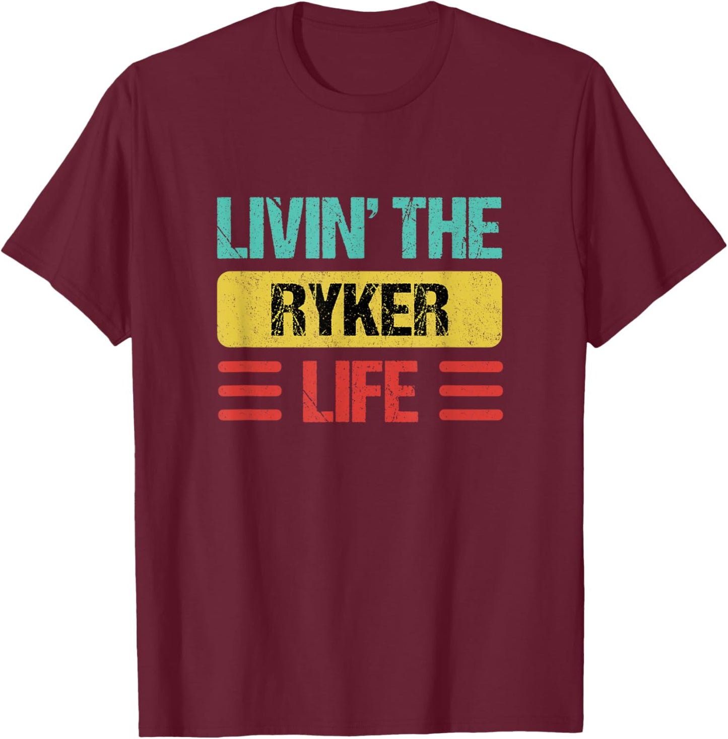 Ryker Name T-Shirt - T-Shirt | Maroon