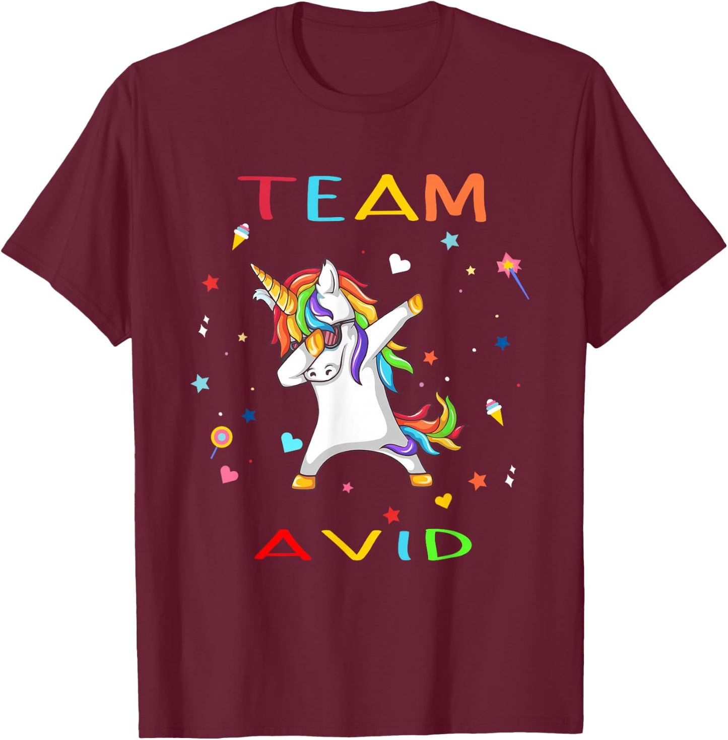 AVID Shirt - Team AVID Back to School shirt T-Shirt - T-Shirt | Maroon