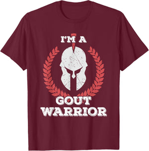 I'm a Gout Warrior Gout Awareness T-Shirt - T-Shirt | Maroon
