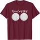 Beer Cart Girl Drink Cart Server Beverage Cart Funny T-Shirt - T-Shirt | Maroon