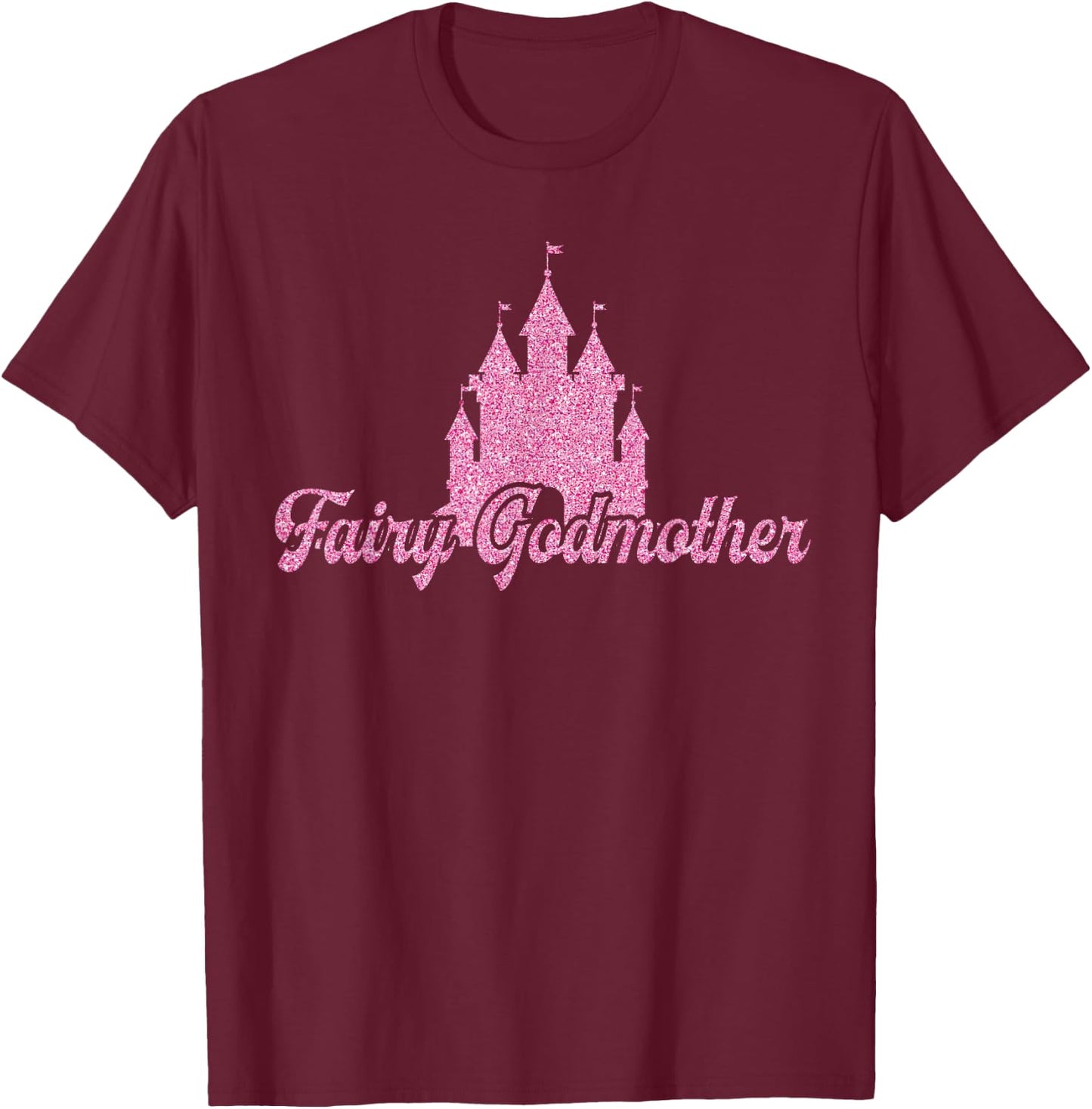 Cute Fairy Godmother For Godmothers Or Godparents T-Shirt - T-Shirt | Maroon