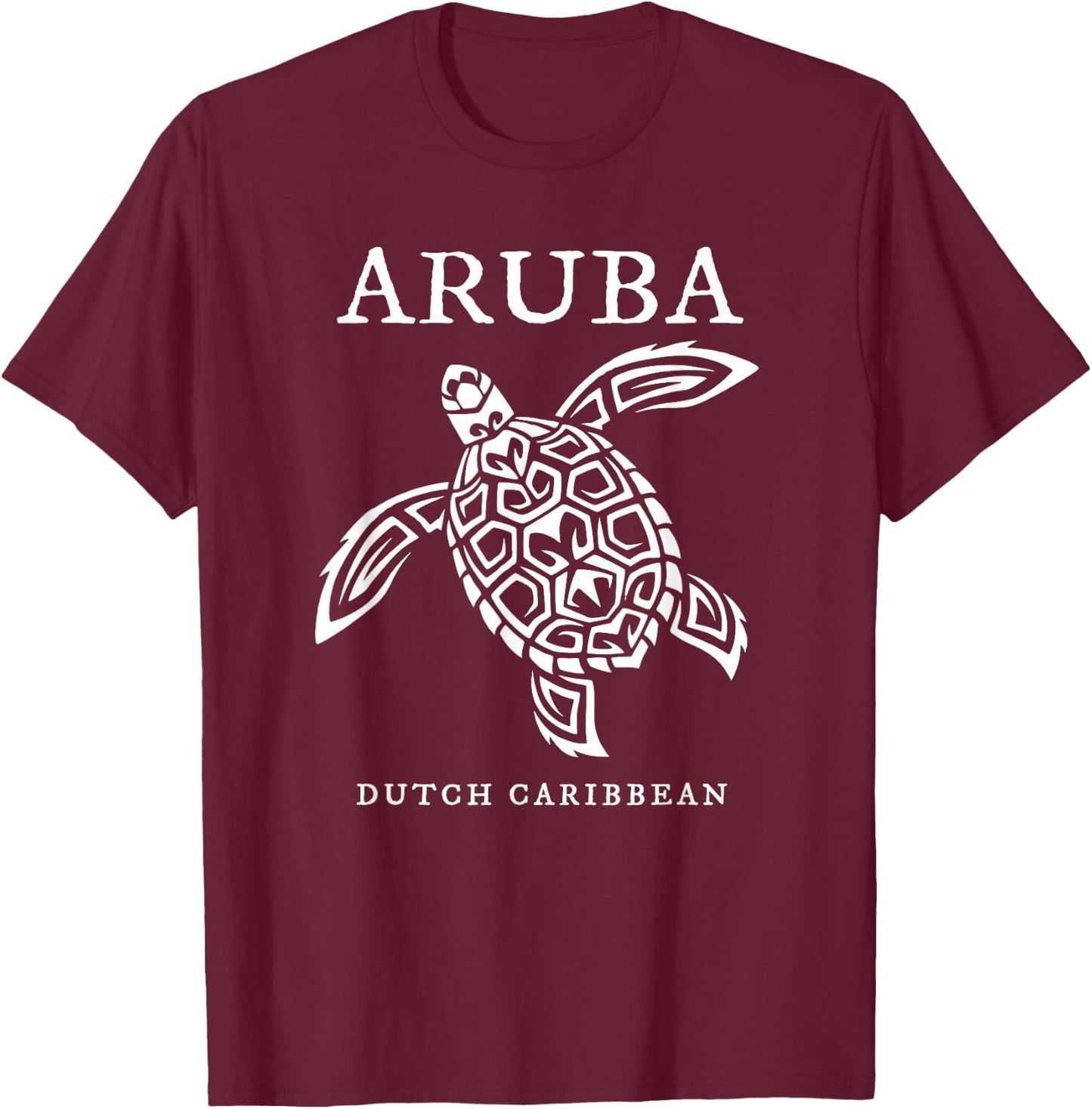 Aruba Sea Turtle Cruise Vacation Souvenir Boys Girls T-Shirt - T-Shirt | Maroon