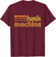 Retro Cool Funk Machine 70s Disco Shirt T-Shirt - T-Shirt | Maroon