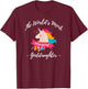 Magical Unicorn Goddaughter - Best Goddaughter Ever T-Shirt - T-Shirt | Maroon