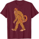 German Bigfoot Sasquatch Pretzel Funny Oktoberfest Men Kids T-Shirt - T-Shirt | Maroon
