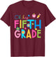 Oh Hey Fifth Grade Team Back to School Teacher Boys Girls T-Shirt - T-Shirt | Maroon