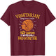 Funny Vegan Joke, Old Indian Word for Bad Hunter Gift T-Shirt - T-Shirt | Maroon